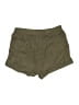 Shein 100% Cotton Solid Green Khaki Shorts Size L - photo 2