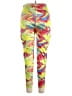 Yitty Print Yellow Active Pants Size XXL - photo 2