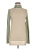 Madewell Tan Colorblock Ribbed Turtleneck Top Size M - photo 1