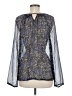 Lucky Brand Blue Long Sleeve Blouse Size M - photo 2