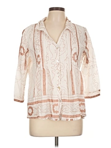 Parsley & Sage 3/4 Sleeve Blouse (view 1)