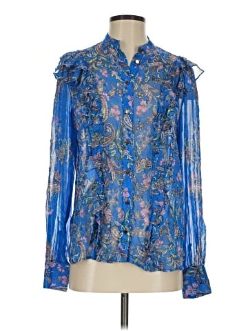 Hemant & Nandita Long Sleeve Blouse (view 1)