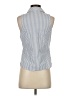 Nine West Blue Sleeveless Button-Down Shirt Size XS - photo 2