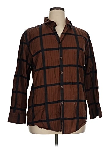 Alfani Long Sleeve Button-Down Shirt (view 1)