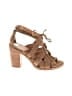 Ugg 100% Leather Solid Tan Sandals Size 6 1/2 - photo 1
