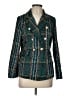 Unbranded 100% Polyester Tweed Green Blazer Size L - photo 1