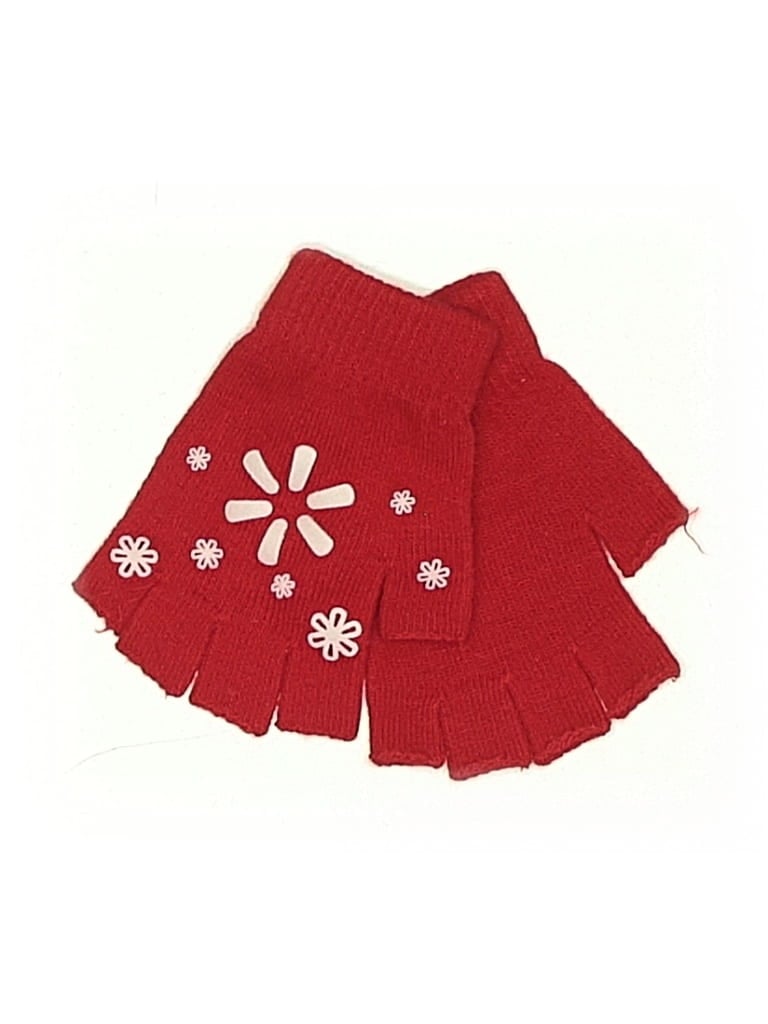 Click to view more detailed imagery on our partner's website Pre-owned Walmart Kids' Gloves In Red