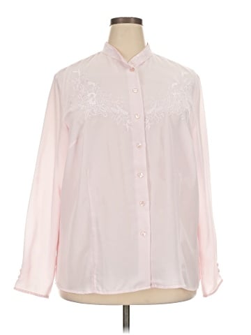 Karen Scott Long Sleeve Blouse (view 1)