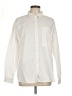 Frank And Oak Solid Ivory Long Sleeve Button-Down Shirt Size L - photo 1