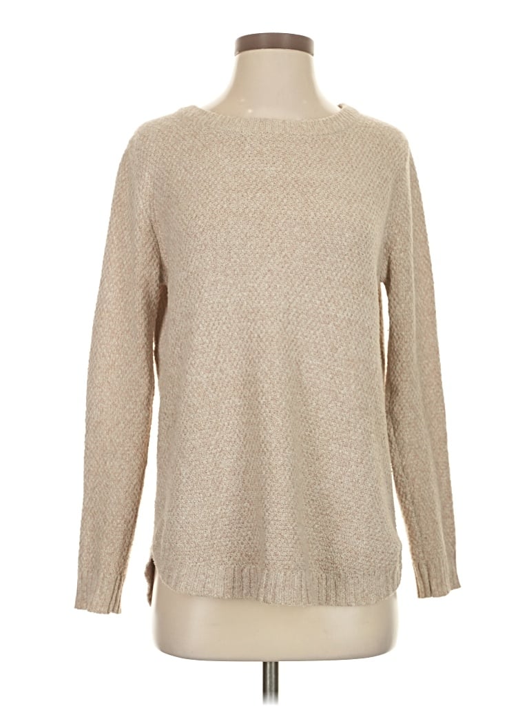 Click to view more detailed imagery on our partner's website Pre-owned Pink Clover Pullover Sweater In Tan