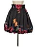 Twenty One 100% Polyester Floral Black Formal Skirt Size XS - photo 2