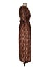 Seven Island 100% Polyester Paisley Brown Casual Dress Size S - photo 4