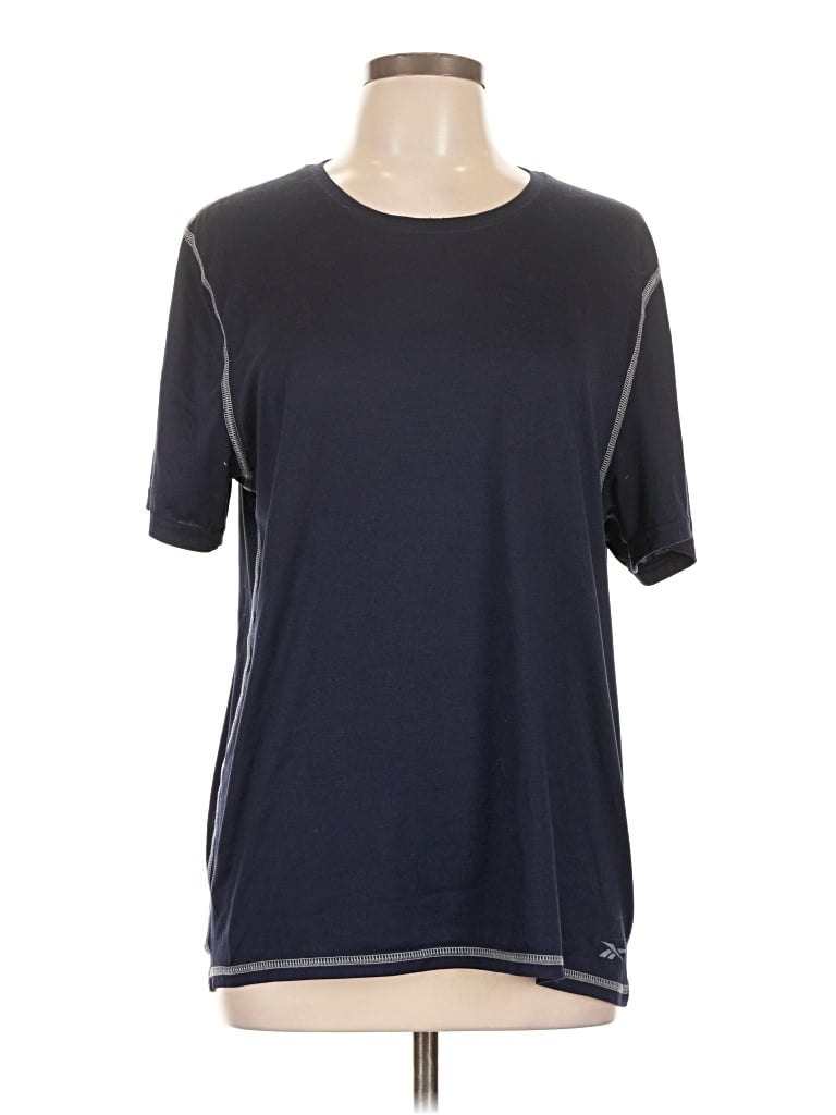 Pre-owned Reebok Active T-shirt In Blue