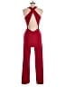 Crystal Sky Solid Red Jumpsuit Size S - photo 2