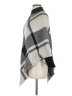 Shein 100% Acrylic Plaid Gray Poncho One size - photo 5