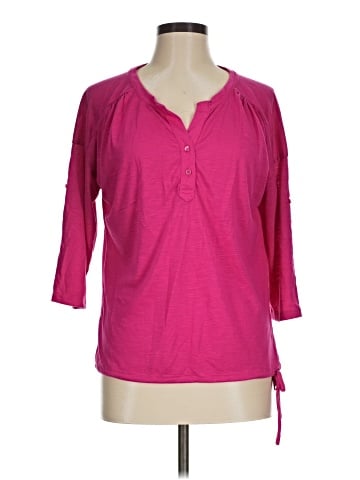 New York & Company 3/4 Sleeve Top (view 1)