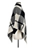 Shein 100% Acrylic Plaid Gray Poncho One size - photo 4