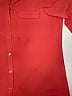 Ann Taylor LOFT 100% Polyester Solid Red 3/4 Sleeve Blouse Size S - photo 3