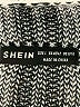 Shein 100% Acrylic Plaid Gray Turtleneck Sweater Size 8 - 10 - photo 7