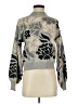 TRUTH BY REPUBLIC Floral Silver Pullover Sweater Size S - photo 1