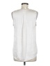 Banana Republic 100% Polyester White Sleeveless Blouse Size M - photo 2
