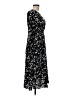 Shein 100% Polyester Floral Black Casual Dress Size 6 - photo 4