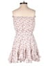 Main Strip 100% Cotton Floral White Romper Size S - photo 2
