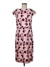 JS Collections 100% Polyester Floral Purple Cocktail Dress Size 8 - photo 1