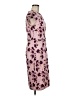 JS Collections 100% Polyester Floral Purple Cocktail Dress Size 8 - photo 4