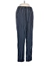 H&M 100% Polyester Stripes Blue Casual Pants Size 4 - photo 1