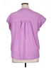 Splendid Purple Short Sleeve Blouse Size XL - photo 2