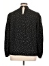 Ann Taylor LOFT Polka Dots Black Long Sleeve Blouse Size XL - photo 2