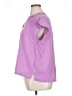 Splendid Purple Short Sleeve Blouse Size XL - photo 5