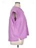 Splendid Purple Short Sleeve Blouse Size XL - photo 4