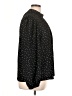 Ann Taylor LOFT Polka Dots Black Long Sleeve Blouse Size XL - photo 4