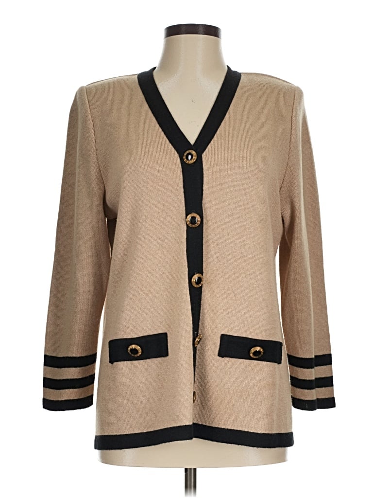 Pre-owned Mita Cardigan Sweater In Tan