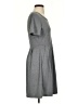 Unbranded Solid Gray Casual Dress Size S - photo 4