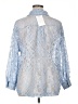Andree by UNIT 100% Polyester Blue 3/4 Sleeve Blouse Size 1X - photo 2