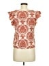 Shein Orange Short Sleeve Blouse Size 6 - photo 2