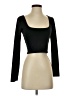Forever 21 Black Long Sleeve Top Size S - photo 1