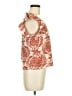 Shein Orange Short Sleeve Blouse Size 6 - photo 4