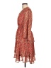 Pleione 100% Polyester Paisley Red Casual Dress Size L - photo 5