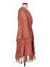 Pleione 100% Polyester Paisley Red Casual Dress Size L - photo 4