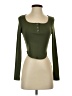 Shein Green Long Sleeve Top Size 4 - photo 1