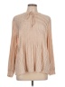 Adrianna Papell 100% Polyester Tan Long Sleeve Blouse Size L - photo 1