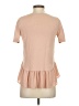 Ann Taylor LOFT Tan Short Sleeve Top Size XS - photo 2