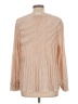 Adrianna Papell 100% Polyester Tan Long Sleeve Blouse Size L - photo 2