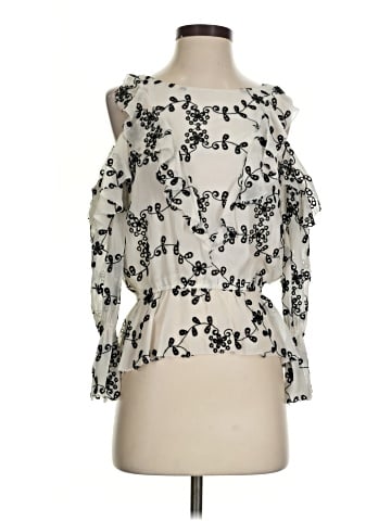 Joie 3/4 Sleeve Silk Top (view 1)