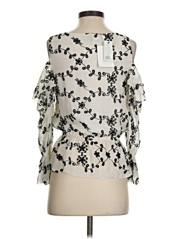 Joie 3/4 Sleeve Silk Top (view 2)