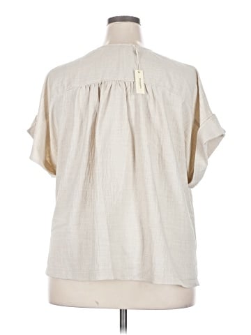 Max Studio Short Sleeve Blouse (view 2)